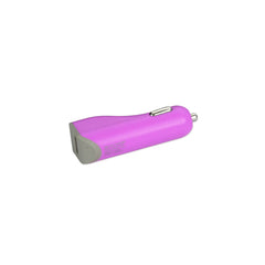 MICRO USB CAR CHARGER WITH DATA USB CABLE IN PURPLE - Ultra-Slim & Reliable | CELL DEMAND Official
