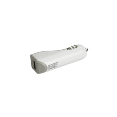 MICRO USB CAR CHARGER WITH DATA USB CABLE IN WHITE - Premium & Reliable | CELL DEMAND Official