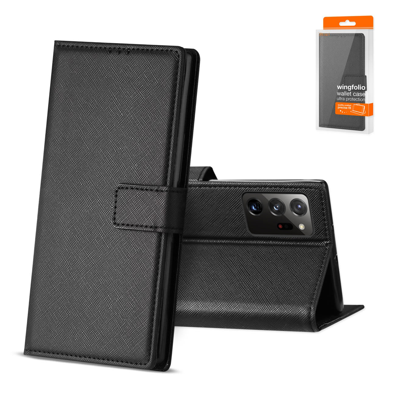 Slim Stand Case with Card Holder Slots SAMSUNG GALAXY NOTE 20 ULTRA In Black - Heavy Duty & Reliable | CELL DEMAND Official
