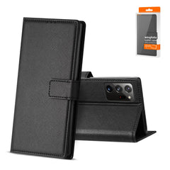 Slim Stand Case with Card Holder Slots SAMSUNG GALAXY NOTE 20 ULTRA In Black - Heavy Duty & Reliable | CELL DEMAND Official