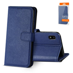 SAMSUNG GALAXY A10 3-In-1 Wallet Case In BLUE - Premium & Reliable | CELL DEMAND Official