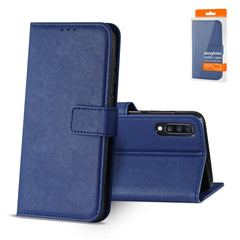 SAMSUNG GALAXY A70 3-In-1 Wallet Case In BLUE - Heavy Duty & Reliable | CELL DEMAND Official
