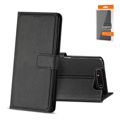 SAMSUNG GALAXY A80 3-In-1 Wallet Case In BLACK - Ultra-Slim & Reliable | CELL DEMAND Official