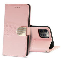 IPHONE 12 Compatible 3-In-1 Wallet Case for IPHONE 12/ IPHONE 12 PRO In Pink - Shockproof Protection by CELL DEMAND