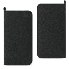 IPHONE 6 PLUS Compatible UNIVERSAL WALLET PHONE CASE IPHONE 6 PLUS/ 6S PLUS/ 7 PLUS/ SAMSUNG GALAXY S8 EDGE WITH SIDE POCKETS AND MAGNETIC FLAP IN BLACK (6.37X3.21X0.43 INCHES SLIM) (FC33-643204BK) - Crystal Clear Protection by CELL DEMAND