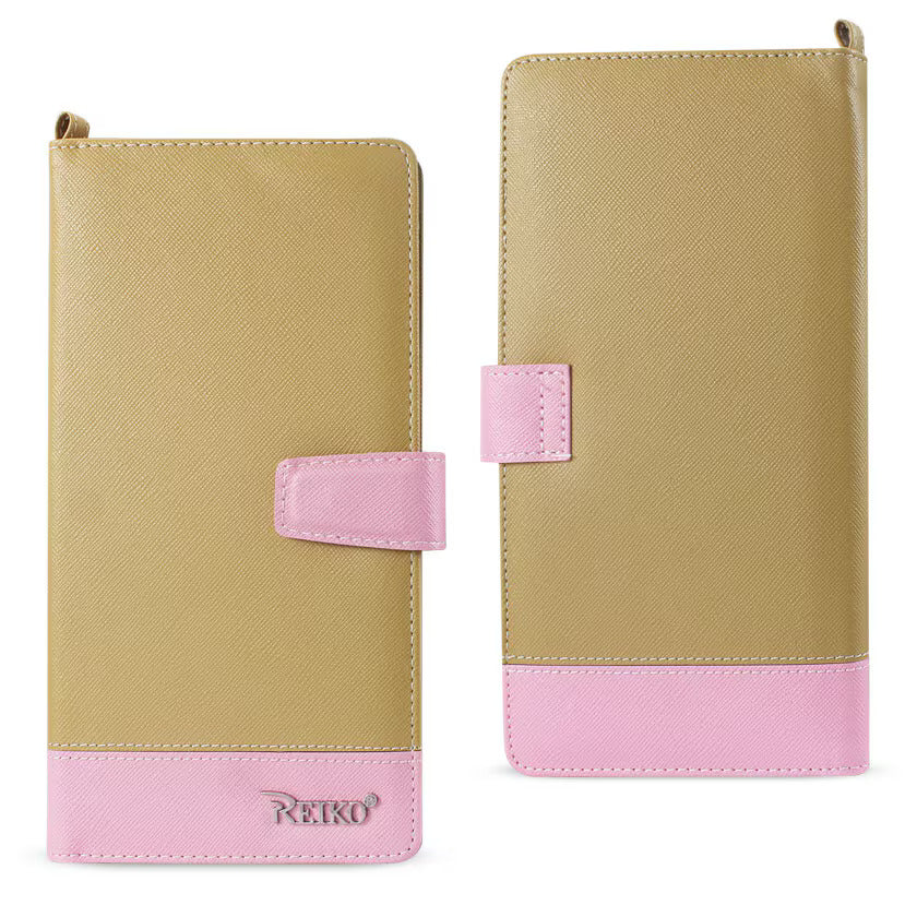 IPHONE 6/ 6S TWO TONE SUPER WALLET CASE WITH MULTIPLE CARD SLOTS IN PINK GOLD (FC35-IPHONE6PKGD) - Ultra-Slim & Reliable | CELL DEMAND Official