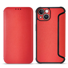 iPhone 14 Plus Compatible Magnetic wallet Leather phone case For Apple iPhone 14 Plus In Red (FC36-IPH14PLUSRD) - Shockproof Protection by CELL DEMAND