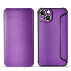 iPhone 14 Compatible Magnetic wallet Leather phone case For Apple iPhone 14 In Purple (FC36-IPH14PP) - Crystal Clear Protection by CELL DEMAND