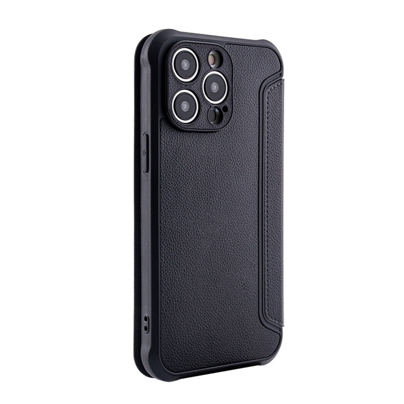 iPhone 14 Pro Compatible Magnetic wallet Leather phone case For Apple iPhone 14 Pro Max In Black (FC36-IPH14PROMAXBK) - Heavy Duty Protection by CELL DEMAND