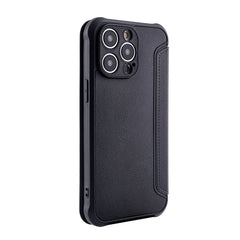 iPhone 14 Pro Compatible Magnetic wallet Leather phone case For Apple iPhone 14 Pro Max In Black (FC36-IPH14PROMAXBK) - Heavy Duty Protection by CELL DEMAND