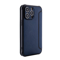 iPhone 14 Pro Compatible Magnetic wallet Leather phone case For Apple iPhone 14 Pro In Navy (FC36-IPH14PRONV) - Heavy Duty Protection by CELL DEMAND
