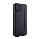 iPhone 15 Compatible Magnetic wallet Leather phone case For Apple iPhone 15 In Black (FC36-IPH15BK) - Ultra-Slim Protection by CELL DEMAND