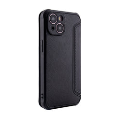 iPhone 15 Compatible Magnetic wallet Leather phone case For Apple iPhone 15 In Black (FC36-IPH15BK) - Ultra-Slim Protection by CELL DEMAND