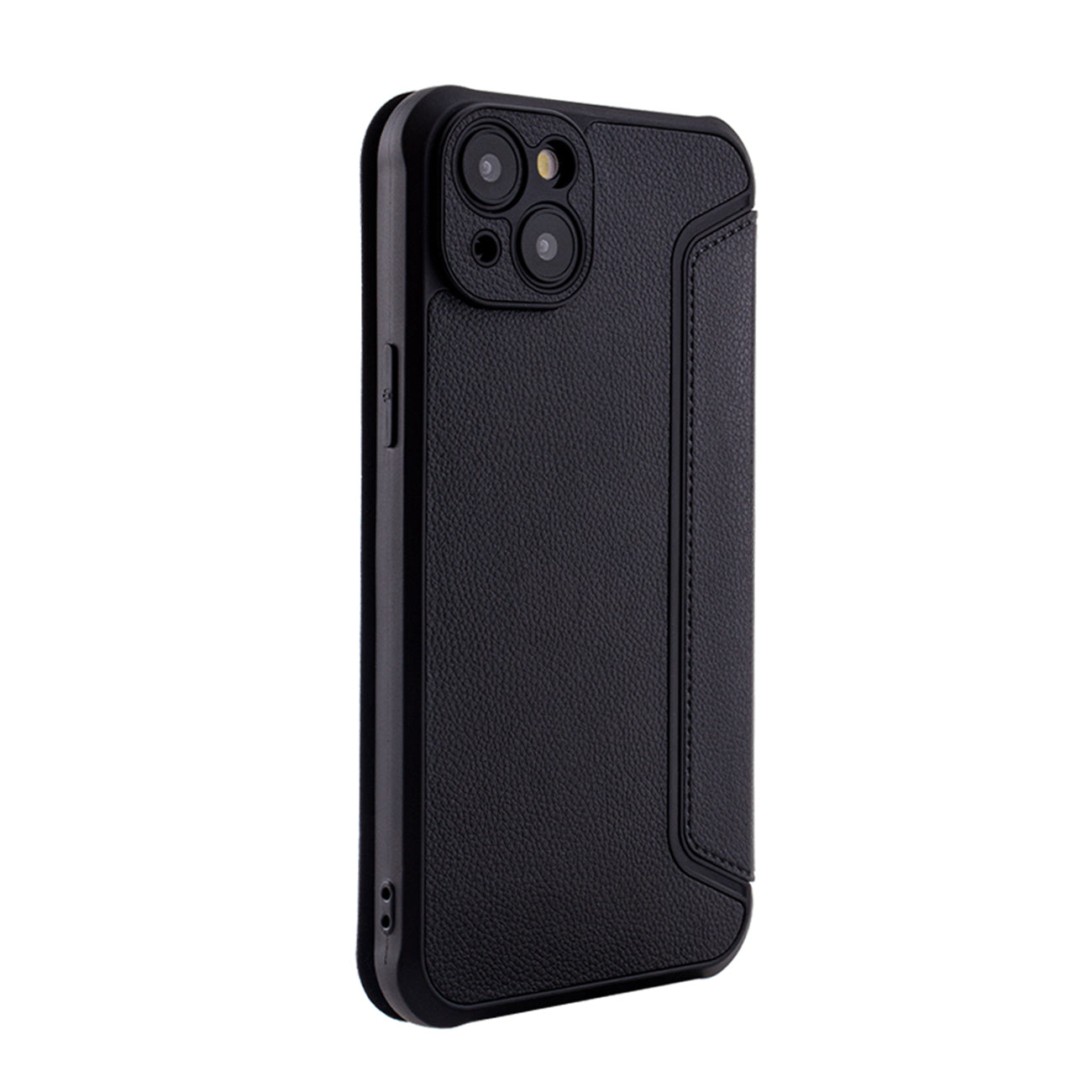 iPhone 15 PLUS Compatible Magnetic wallet Leather phone case For Apple iPhone 15 PLUS In Black (FC36-IPH15PLUSBK) - Premium Protection by CELL DEMAND