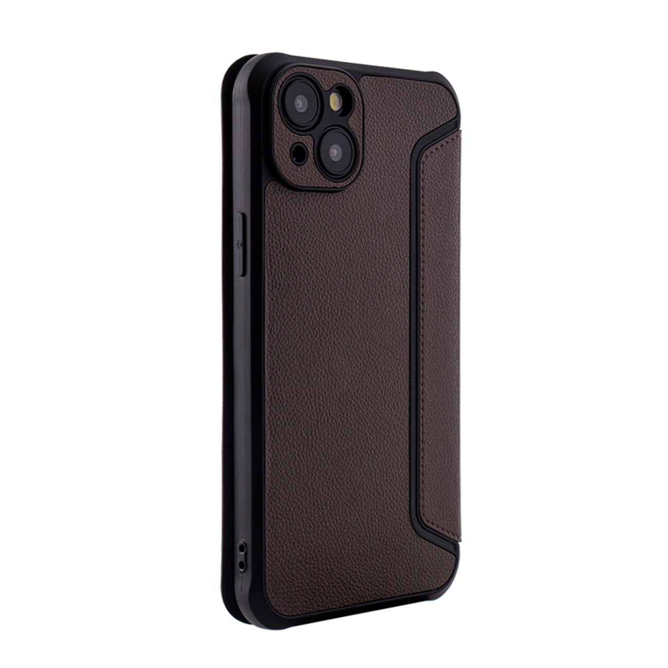 iPhone 15 PLUS Compatible Magnetic wallet Leather phone case For Apple iPhone 15 PLUS In Brown (FC36-IPH15PLUSBR) - Ultra-Slim Protection by CELL DEMAND
