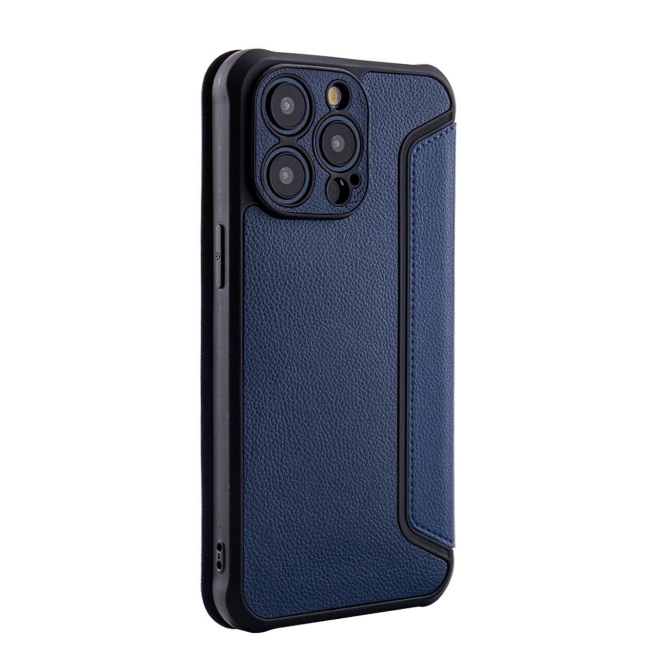 iPhone 15 PRO Compatible Magnetic wallet Leather phone case For Apple iPhone 15 PRO MAX In Navy (FC36-IPH15PROMAXNV) - Crystal Clear Protection by CELL DEMAND