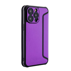 iPhone 15 PRO Compatible Magnetic wallet Leather phone case For Apple iPhone 15 PRO MAX In Purple (FC36-IPH15PROMAXPP) - Premium Protection by CELL DEMAND