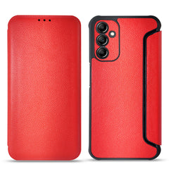 Magnetic wallet Leather phone case For Samsung Galaxy A14 5G In Red (FC36-SAMA14-5GRD) - Crystal Clear & Reliable | CELL DEMAND Official