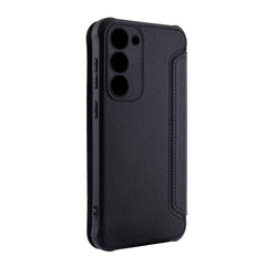 Magnetic wallet Leather phone case For Samsung Galaxy S23 Plus In Black (FC36-SAMS23PBK) - Crystal Clear & Reliable | CELL DEMAND Official