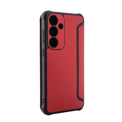 Magnetic wallet Leather phone case For Samsung Galaxy S24 Plus In Red (FC36-SAMS24PRD) - Crystal Clear & Reliable | CELL DEMAND Official