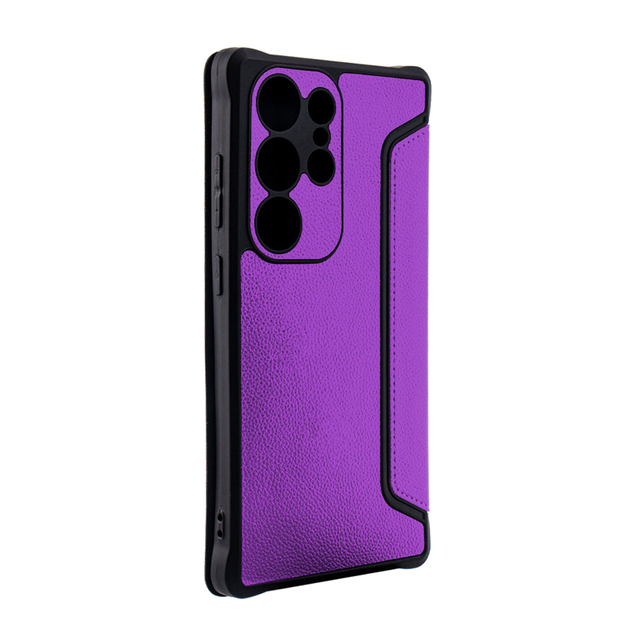 Magnetic wallet Leather phone case For Samsung Galaxy S24 Ultra In Purple (FC36-SAMS24UPP) - Heavy Duty & Reliable | CELL DEMAND Official