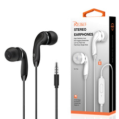 IN-EAR HEADPHONES WITH MIC IN BLACK - Crystal Clear & Reliable | CELL DEMAND Official