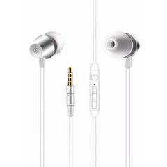 High Quality Sound Universal In-ear Earphones In Silver-HSH11SL - Ultra-Slim & Reliable | CELL DEMAND Official