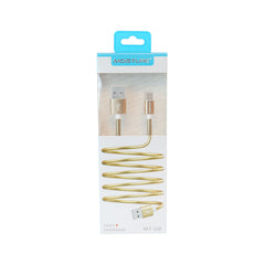 Moisture 2.6A Premium Full Hi-Speed USB A To USB Type C Data Cable In Gold - Crystal Clear & Reliable | CELL DEMAND Official