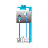 Moisture 2.6A Premium Full Steel USB TO 8PIN Cable In Blue - Heavy Duty & Reliable | CELL DEMAND Official