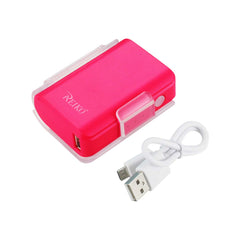 4000MAH UNIVERSAL POWER BANK WITH CABLE IN HOT PINK - Ultra-Slim & Reliable | CELL DEMAND Official