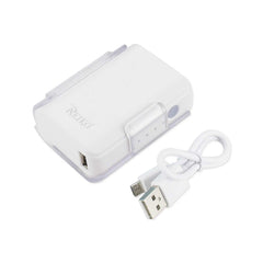 4000MAH UNIVERSAL POWER BANK WITH CABLE IN WHITE - Durable & Reliable | CELL DEMAND Official