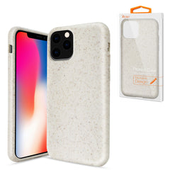 IPHONE 11 PRO Compatible APPLE IPHONE 11 PRO MAX Wheat Bran Material Silicone Phone Case In White - Premium Protection by CELL DEMAND