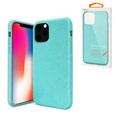 IPHONE 11 PRO Compatible APPLE IPHONE 11 PRO Wheat Bran Material Silicone Phone Case In Blue - Shockproof Protection by CELL DEMAND
