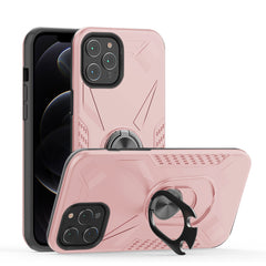 IPHONE 12 PRO Compatible APPLE IPHONE 12 PRO MAX Case with Ring Holder In Rose Gold - Durable Protection by CELL DEMAND