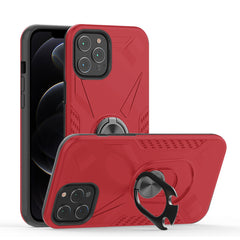 IPHONE 12 Compatible APPLE IPHONE 12 /IPHONE 12 PRO Case with Ring Holder In Red - Durable Protection by CELL DEMAND