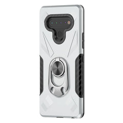 Phone Case with Ring Holder LG K51 Case In Silver - Heavy Duty & Reliable | CELL DEMAND Official
