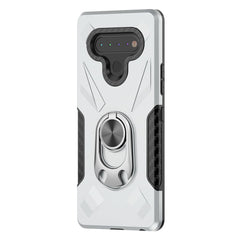 Phone Case with Ring Holder LG K51 Case In Silver - Heavy Duty & Reliable | CELL DEMAND Official