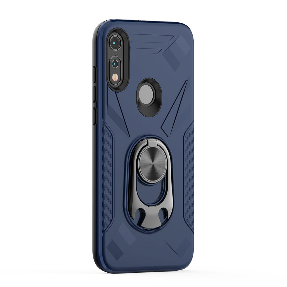 MOTOROLA E7 Case with Ring Holder In Blue - Premium & Reliable | CELL DEMAND Official