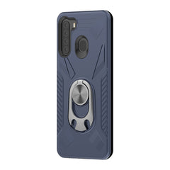 Phone Case with Ring Holder SAMSUNG GALAXY A21 In Blue - Heavy Duty & Reliable | CELL DEMAND Official