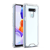 LG K51 High quality TPU Bumper and Clarity PC Case In Clear - Ultra-Slim & Reliable | CELL DEMAND Official