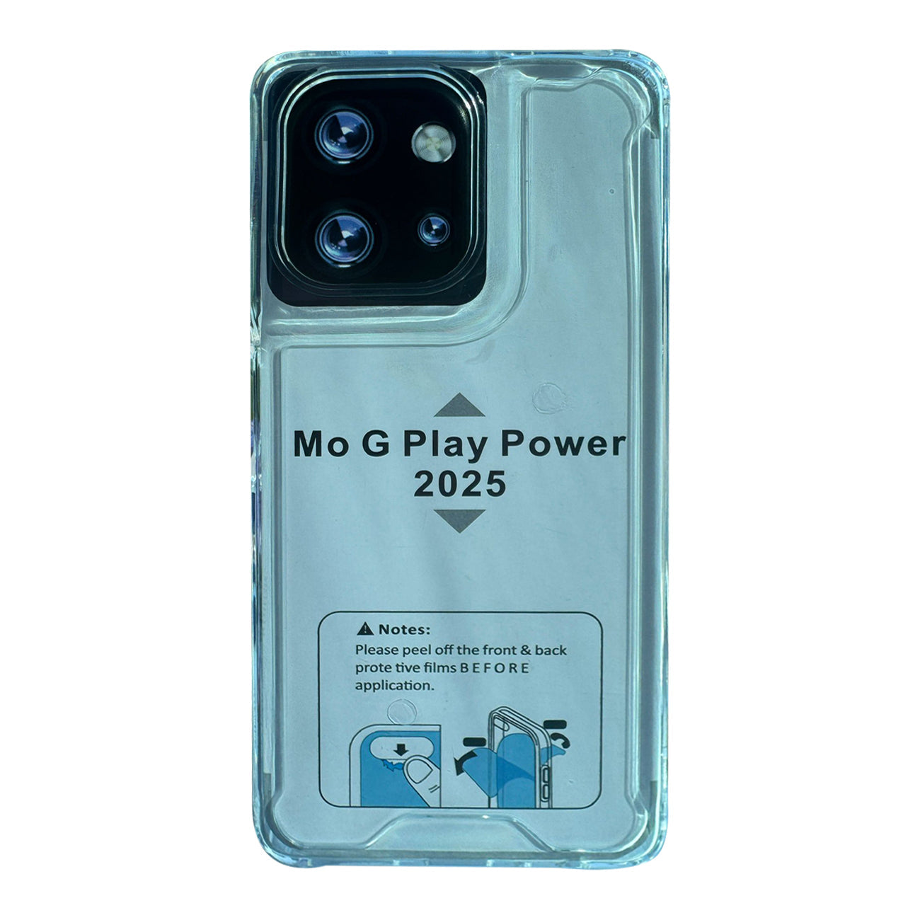 High Quality 2X Clean PC and TPU Bumper Case In Clear For Motorola Moto G 5G 2025 - Heavy Duty & Reliable | CELL DEMAND Official