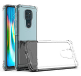 Moto E7 Plus/G9/G9 Play High quality TPU Bumper and Clarity PC Case In Clear - Durable & Reliable | CELL DEMAND Official