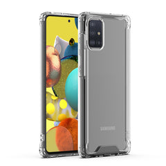 High quality TPU Bumper and Clarity PC Case For SAMSUNG GALAXY A51 5G In Clear - Durable & Reliable | CELL DEMAND Official