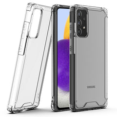High Quality 2X Clean PC and TPU Bumper Case In Clear For Samsung Galaxy A72 5G - Durable & Reliable | CELL DEMAND Official