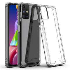 High Quality 2X Clean PC and TPU Bumper Case In Clear For Samsung Galaxy M51 - Crystal Clear & Reliable | CELL DEMAND Official