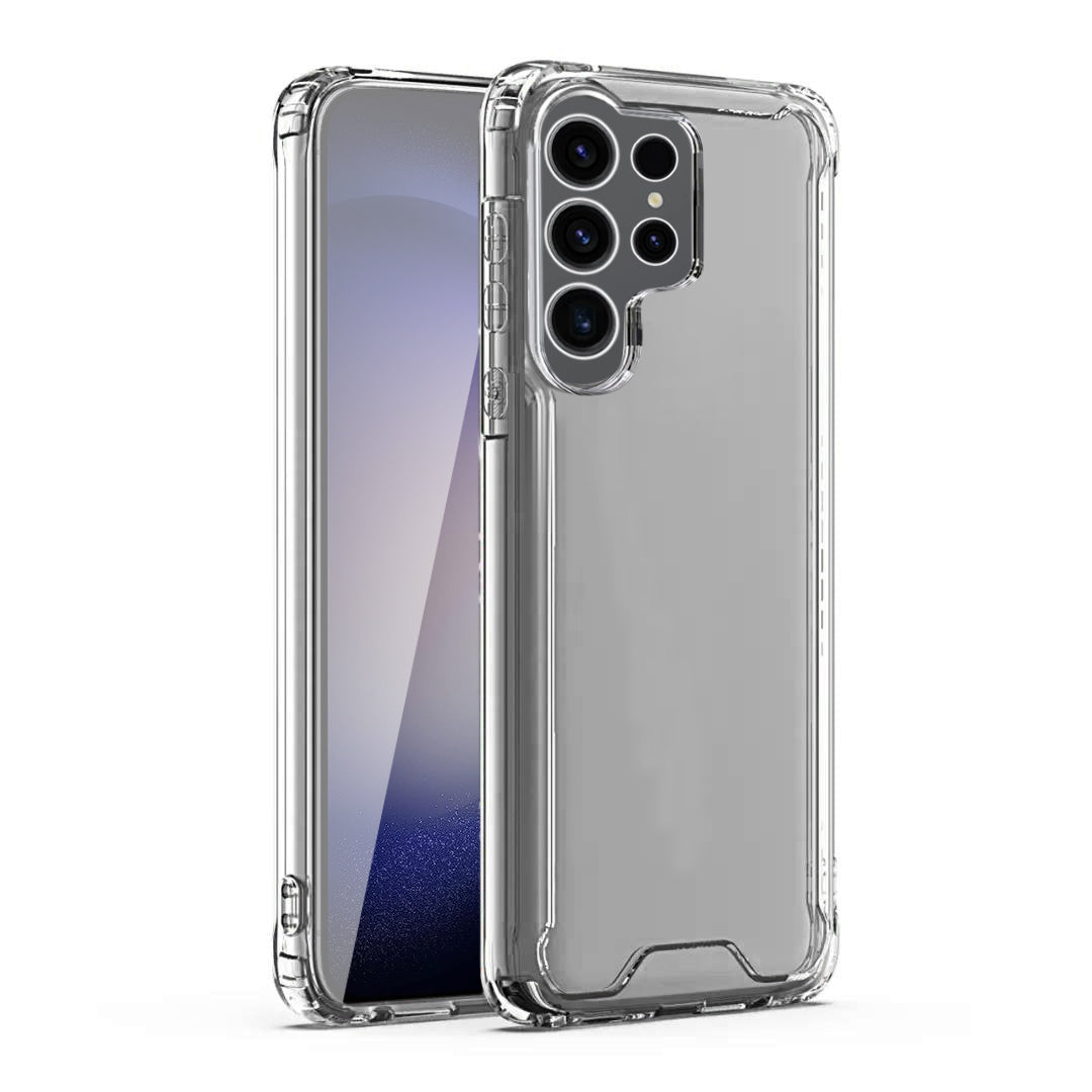 High Quality 2X Clean PC and TPU Bumper Case In Clear For Samsung GALAXY S23 ULTRA - Shockproof & Reliable | CELL DEMAND Official