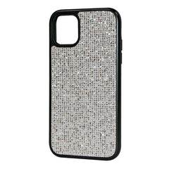 IPHONE 11 PRO Compatible DIAMOND RHINESTONE Case For APPLE IPHONE 11 PRO MAX In Silver - Crystal Clear Protection by CELL DEMAND