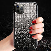 IPHONE 12 PRO Compatible Design Diamond Case For APPLE IPHONE 12 PRO MAX In Black - Shockproof Protection by CELL DEMAND