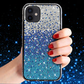 IPHONE 12 MINI Compatible Design Diamond Case For APPLE IPHONE 12 MINI In Blue - Shockproof Protection by CELL DEMAND