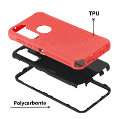 MOTO G STYLUS 3-In-1 Hybrid Heavy Duty Holster Combo Case In PINK - Crystal Clear & Reliable | CELL DEMAND Official